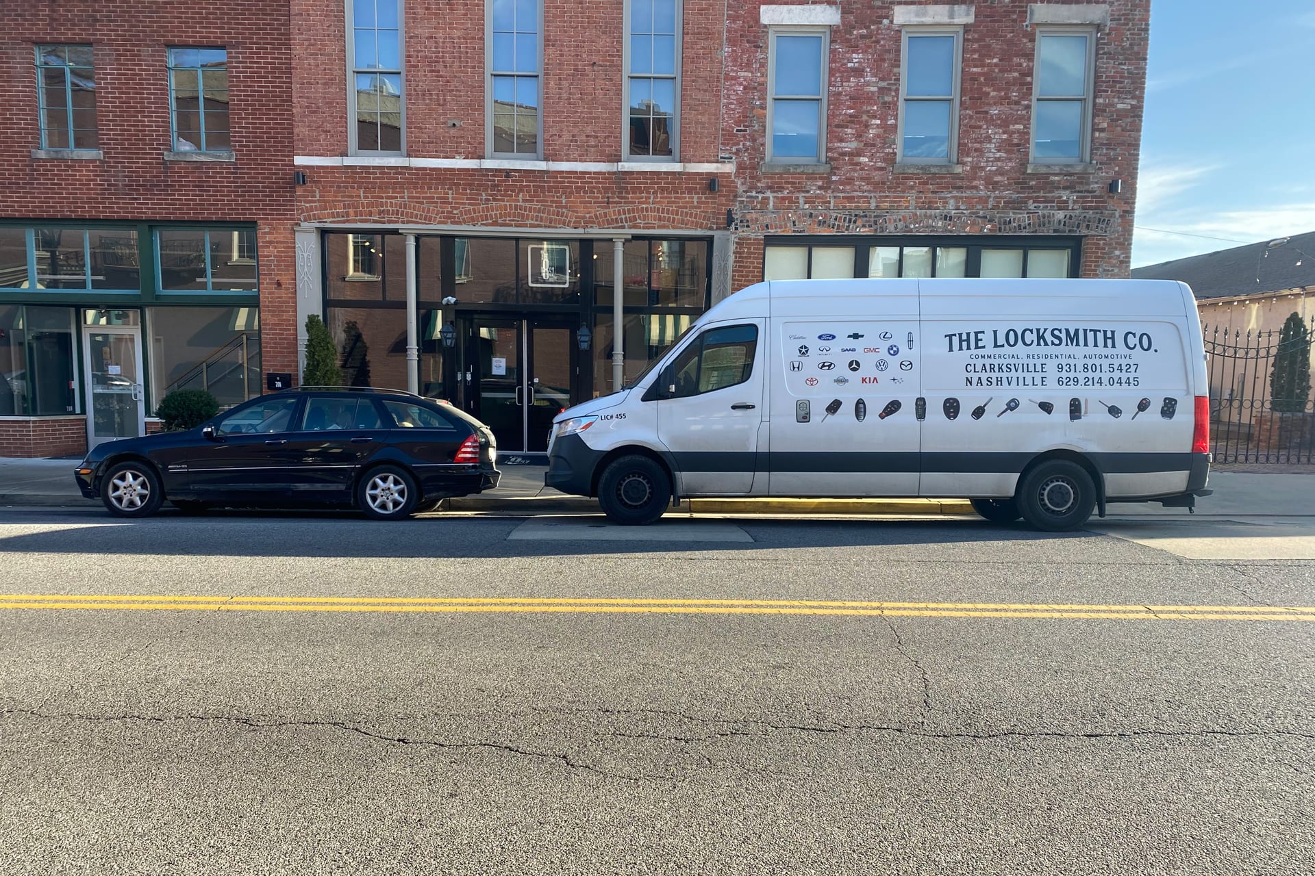 Mobile locksmith van in Clarksville TN, The LockSmith Co.