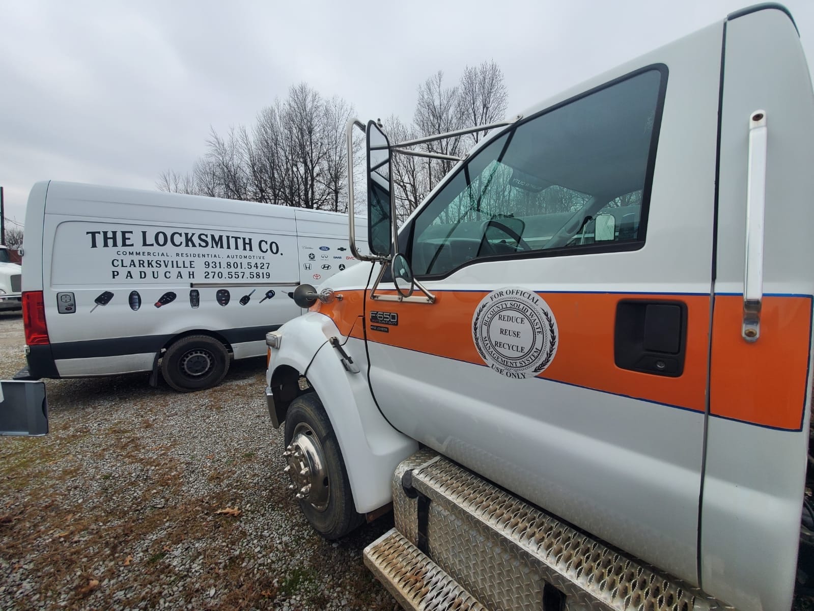 The Locksmith Co Vans for mobile locksmith in Clarksville TN