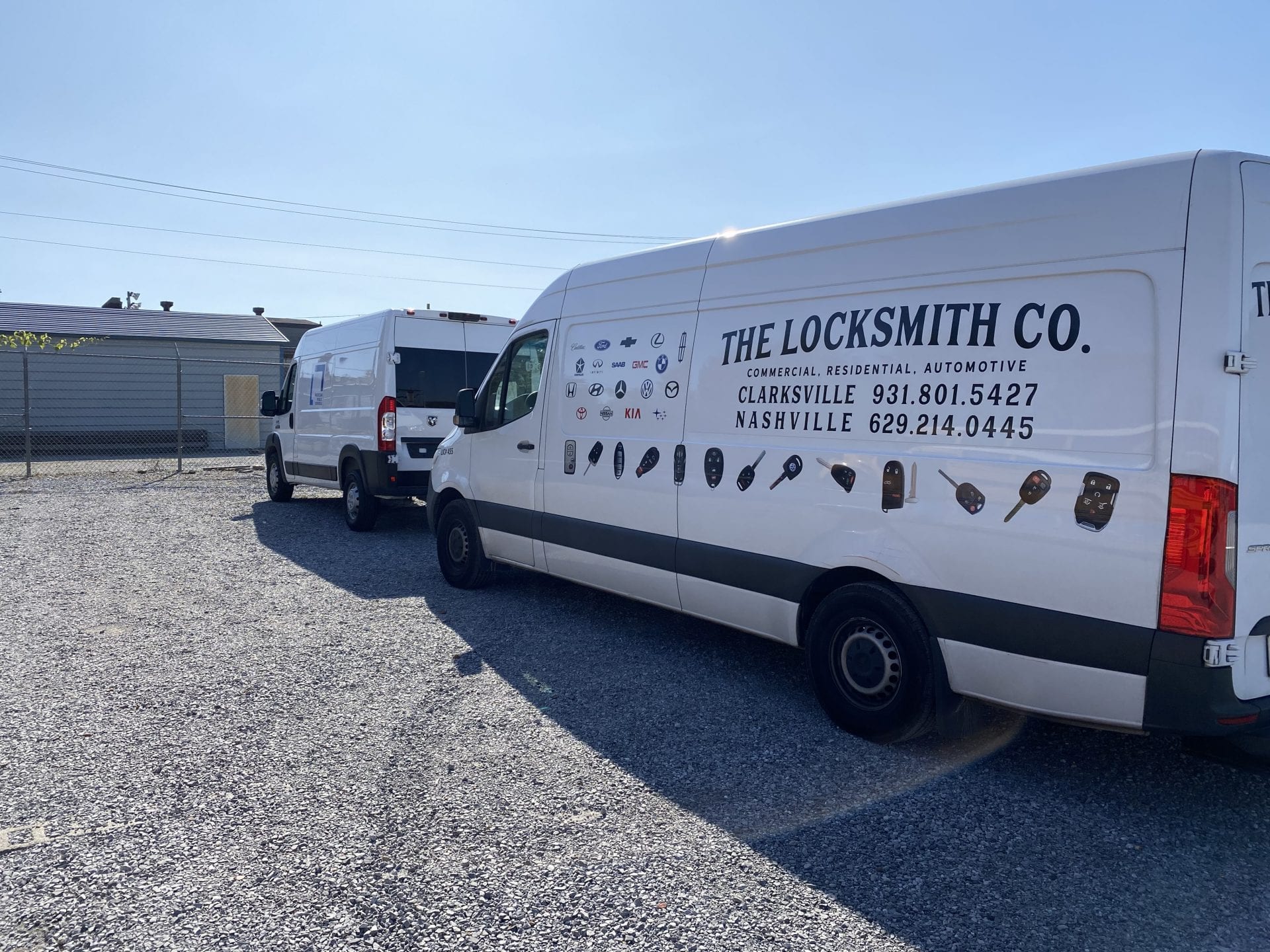 The Locksmith Van for mobile locksmith in Clarksville TN
