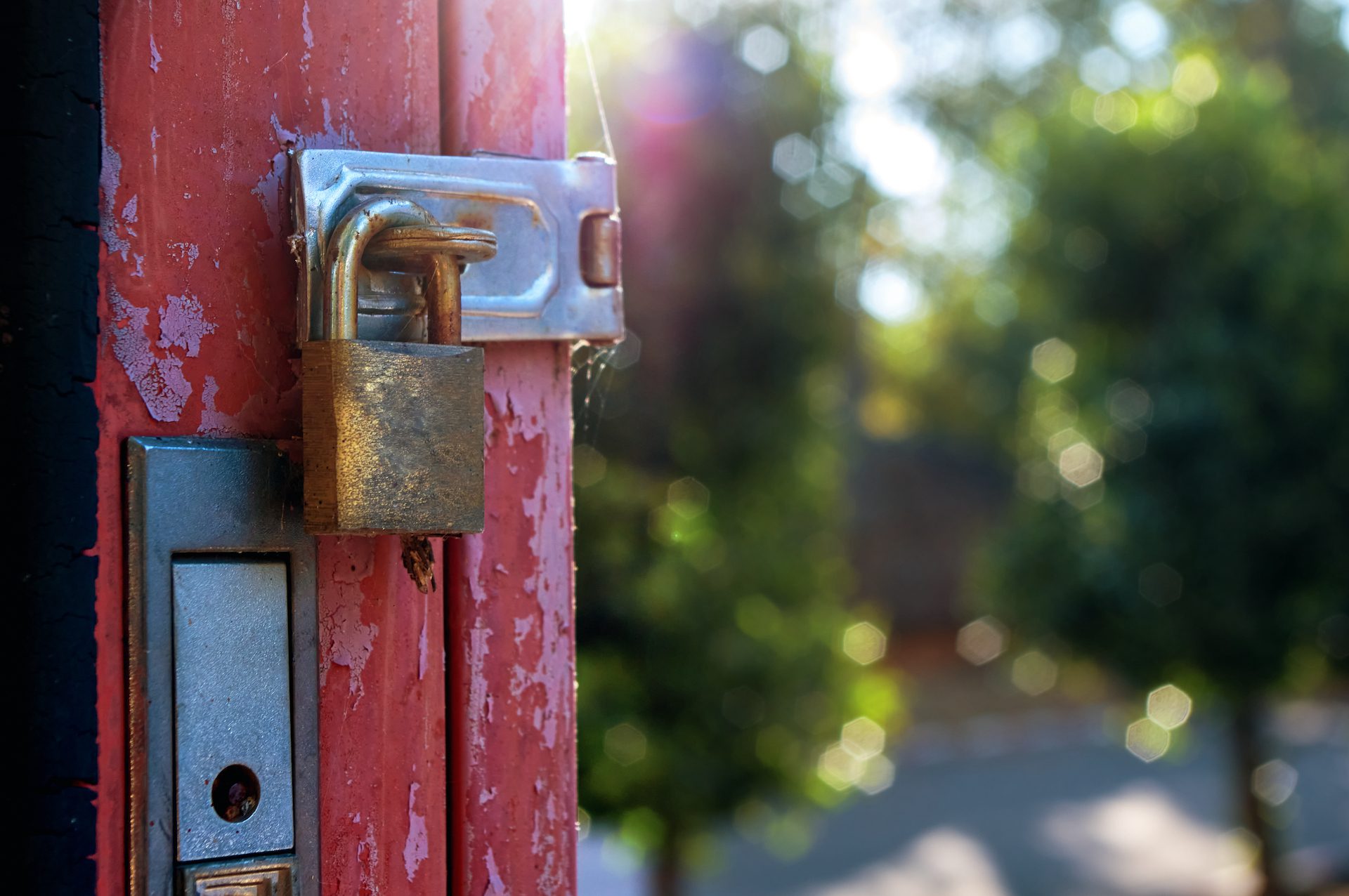 close up view of lock on the red door 2022 12 07 04 47 58 utc - The LockSmith Co.